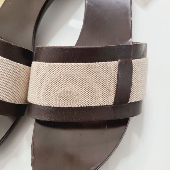 Hermès Canvas Clog Sandals - Picture 11 of 12